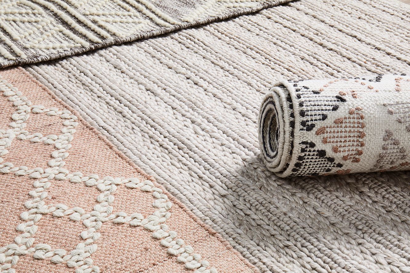 Flatweave natural fibre rugs online, wool, jute, cotton rugs online Sydney Australia