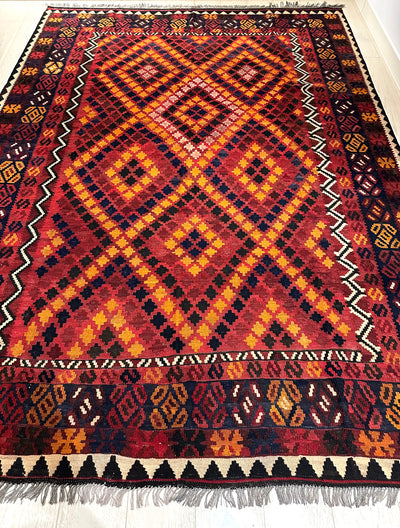 Kilim Soltani Afghan Handmade Wool Rug (STK550-1215) 287x213cm Rugs Online Rugs Sydney Australia, www.rugsonlinerugs.com.au