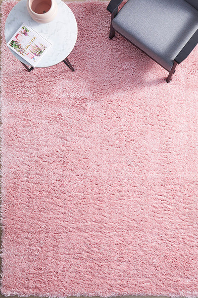 Angel rug, modern plain shag pink rug, Rugs Online Sydney Australia, www.rugsonlinerugs.com.au
