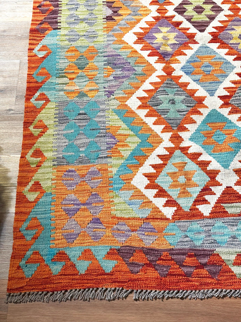 Kilim Chobi Handmade Multi Wool Rug (STK550-2114) 340X251CM