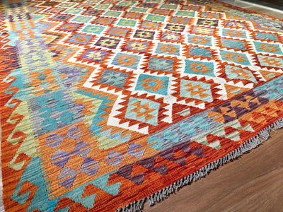 Kilim Chobi Handmade Multi Wool Rug (STK550-2114) 340X251CM