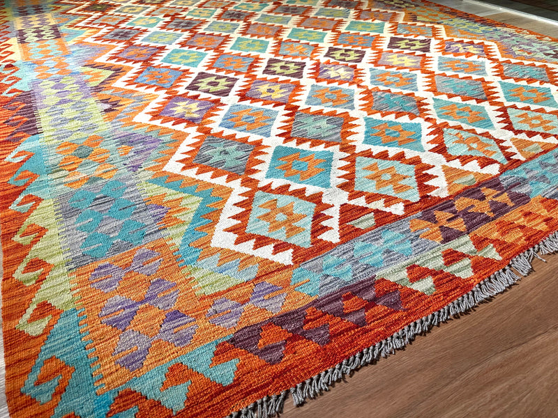 Kilim Chobi Handmade Multi Wool Rug (STK550-2114) 340X251CM