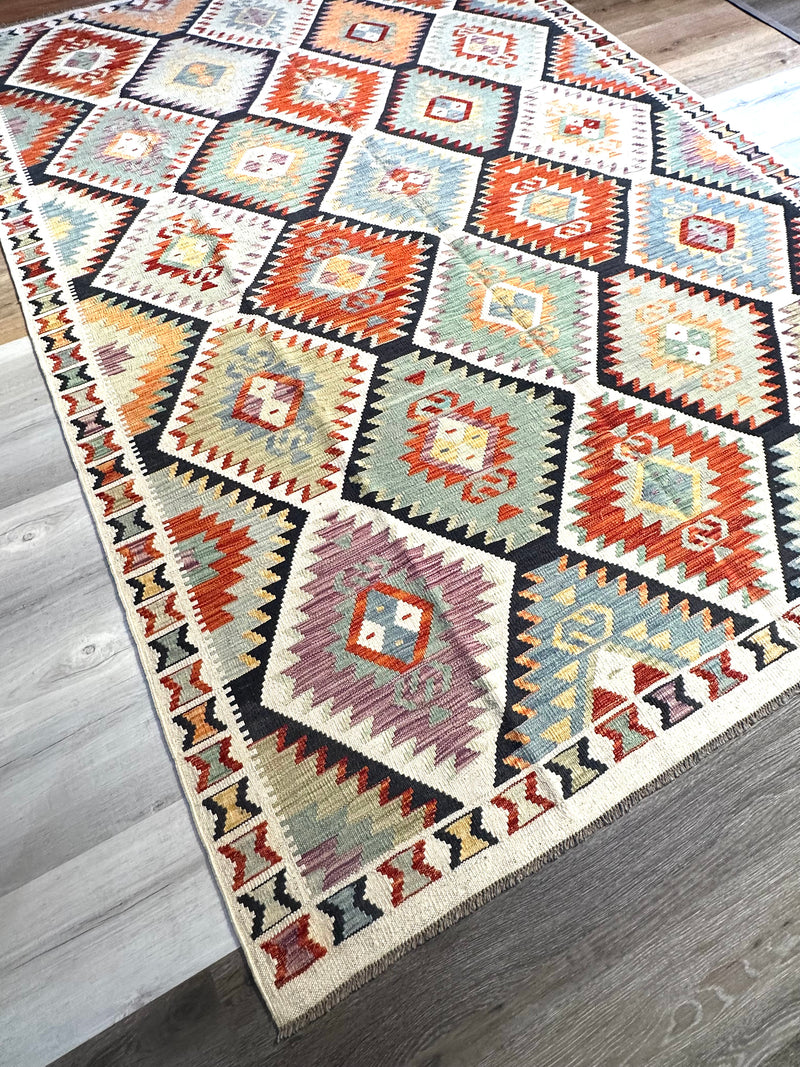 Kilim Chobi Handmade Multi Wool Rug (STK550-2095) 304X211CM