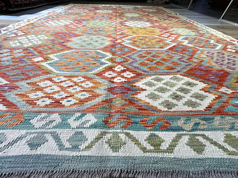 Kilim Chobi Handmade Multi Wool Rug (STK550-2099) 305X214CM