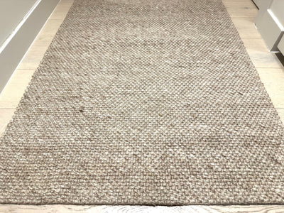 Chicago Drops Skandi Beige Wool Runner Rug