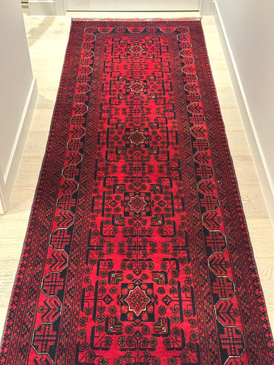 Kamyab Afghan Fine Handmade Tribal Wool Runner Rug (550-2088) 504X80cm