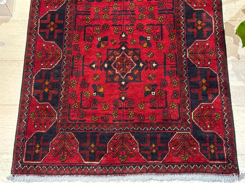 Khal Mohommadi Afghan Fine Tribal Wool Runner Rug (550-2017) 484x82cm