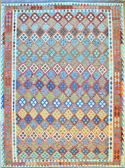 Kilim Chobi Handmade Multi (STK550-1975) 413x312cm, Rugs Online Rugs Sydney Australia, www.rugsonlinerugs.com.au