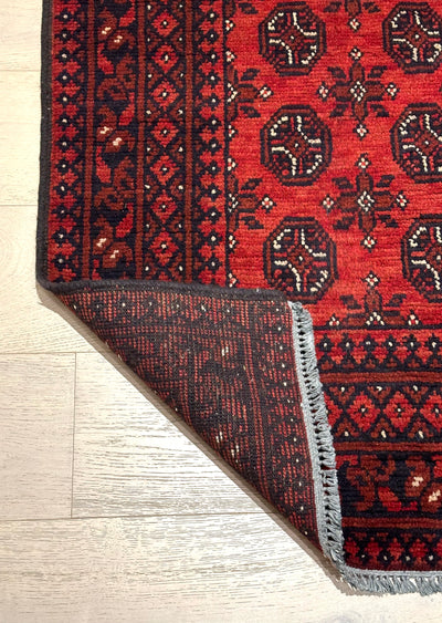 Bokhara Afghan Akhche Tribal Rug (STK550-2041) 284X77cm