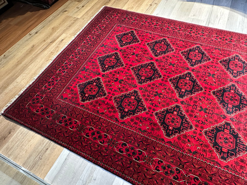 Kamyab Afghan Fine Tribal Wool Rug (550-2024) 280X196CM