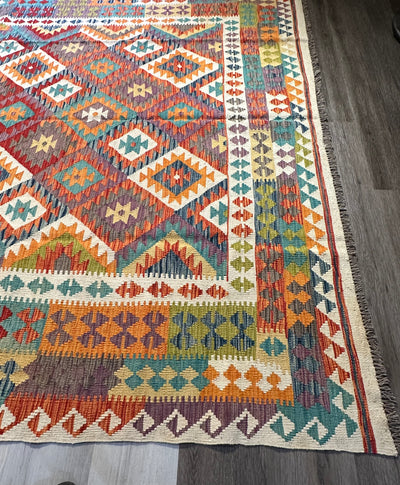 Kilim Chobi Handmade Multi Wool Rug (STK550-2115) 339X255CM