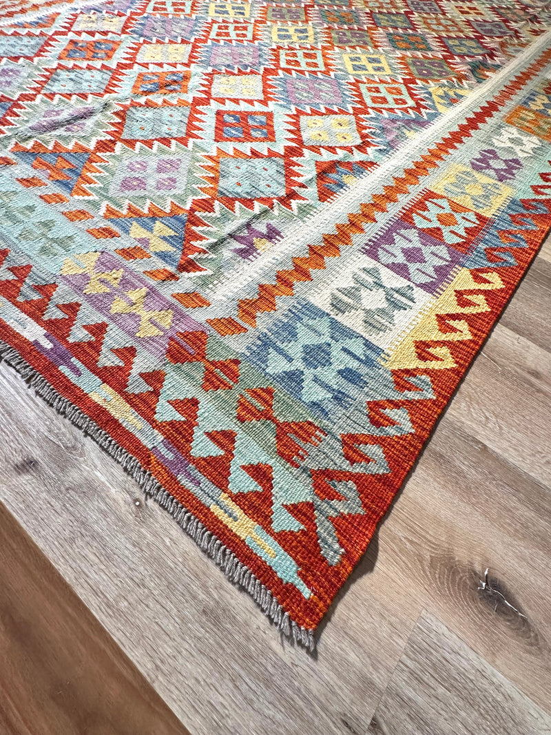 Kilim Chobi Handmade Multi Wool Rug (STK550-2100) 292X198CM