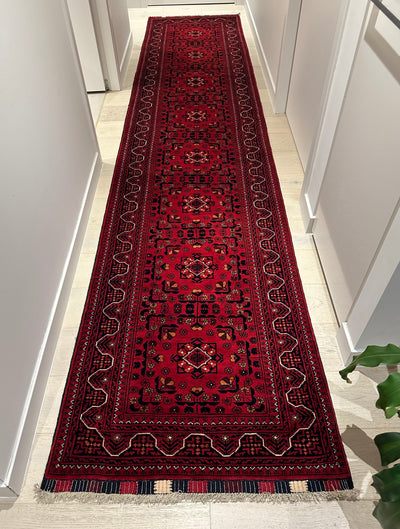 Kamyab Afghan Fine Tribal Wool Runner, Rugs Online Rugs Sydney Australia, www.rugsonlinerugs.com.au 