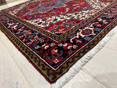 Heriz Fine Tribal Bold Geometric Wool Rug (STK310-4) 194X150CM