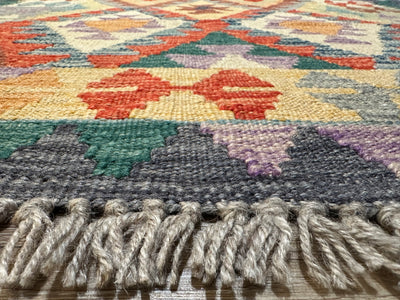 Kilim Chobi Handmade Multi Wool Rug (STK550-2078) 154X103CM