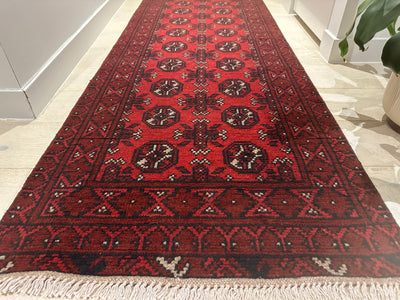 Bokhara Afghan Akhche Tribal Rug (STK550-1988) 470x77cm