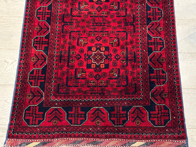 Kamyab Afghan Fine Handmade Tribal Wool Runner Rug (550-2038) 700X79cm