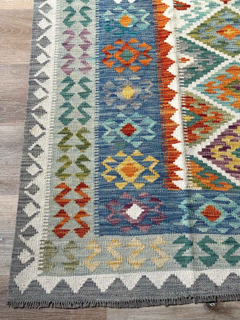 Kilim Chobi Handmade Multi Wool Rug (STK550-2094) 293X203CM