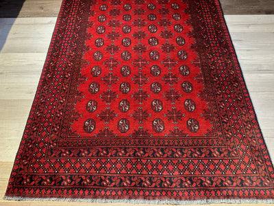 Bokhara Afghan Akhche Tribal Rug (STK550-2118) 244X157CM