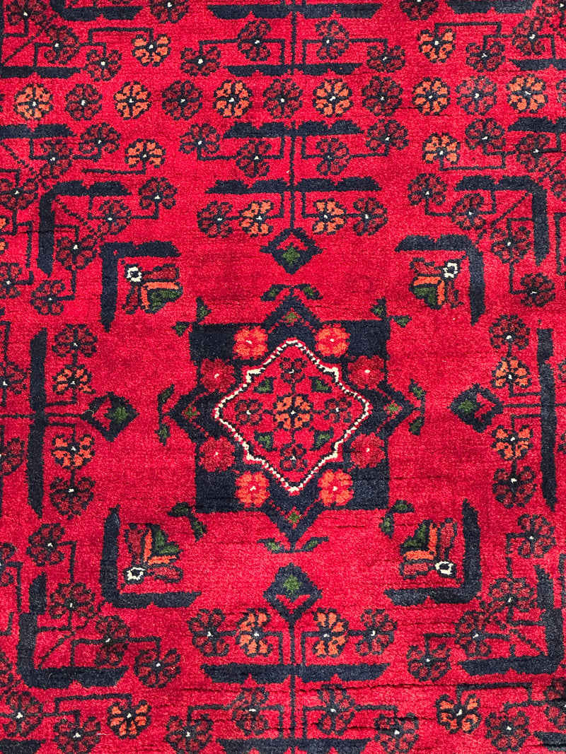 Kamyab Afghan Fine Tribal Wool Rug (550-2124) 156X104CM