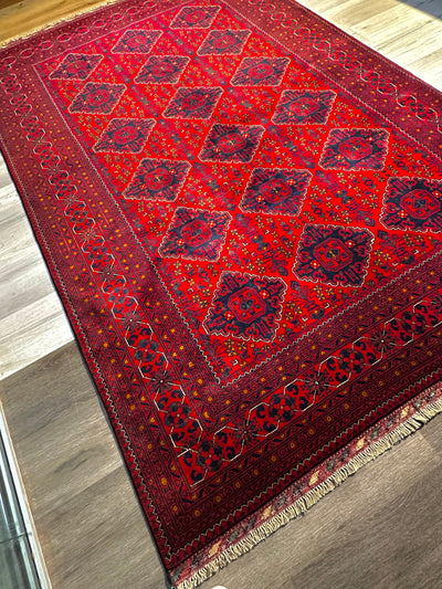 Kamyab Afghan Fine Tribal Wool Rug (550-2025) 294X197CM, Rugs Online Rugs Sydney Australia, www.rugsonlinerugs.com.au