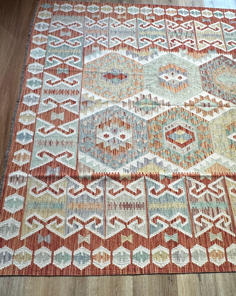 Kilim Chobi Handmade Multi Wool Rug (STK550-2096) 284X203CM