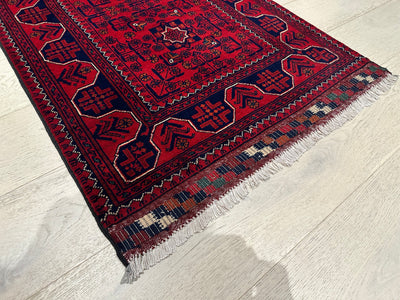 Kamyab Afghan Fine Handmade Tribal Wool Runner Rug (550-2037) 600X77cm