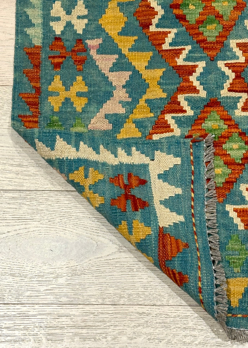 Kilim Handmade Vegi Dye Wool Rug(550-2029) 88X68CM