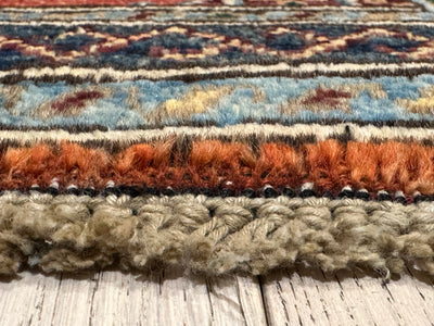 Chobi Vegi Dye Handmade Wool Rug (550-1851) 89X58CM