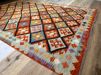 Kilim Chobi Handmade Multi Wool Rug (STK550-2104) 235X159CM