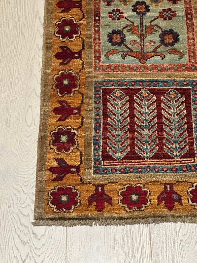 Chobi Handmade Vegi Dye Wool Rug (550-1941) 126x82cm