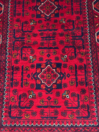 Kamyab Afghan Fine Tribal Wool Rug (550-1942) 123x80cm