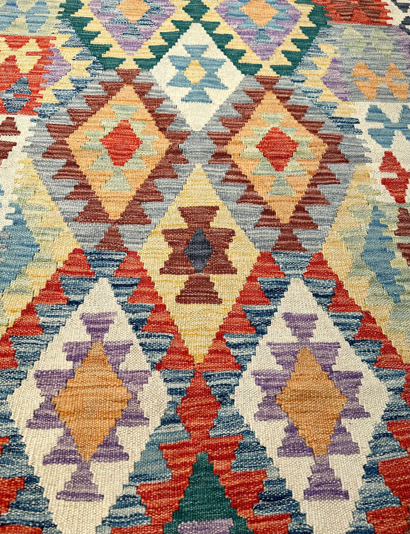 Kilim Chobi Handmade Multi Wool Rug (STK550-2078) 154X103CM