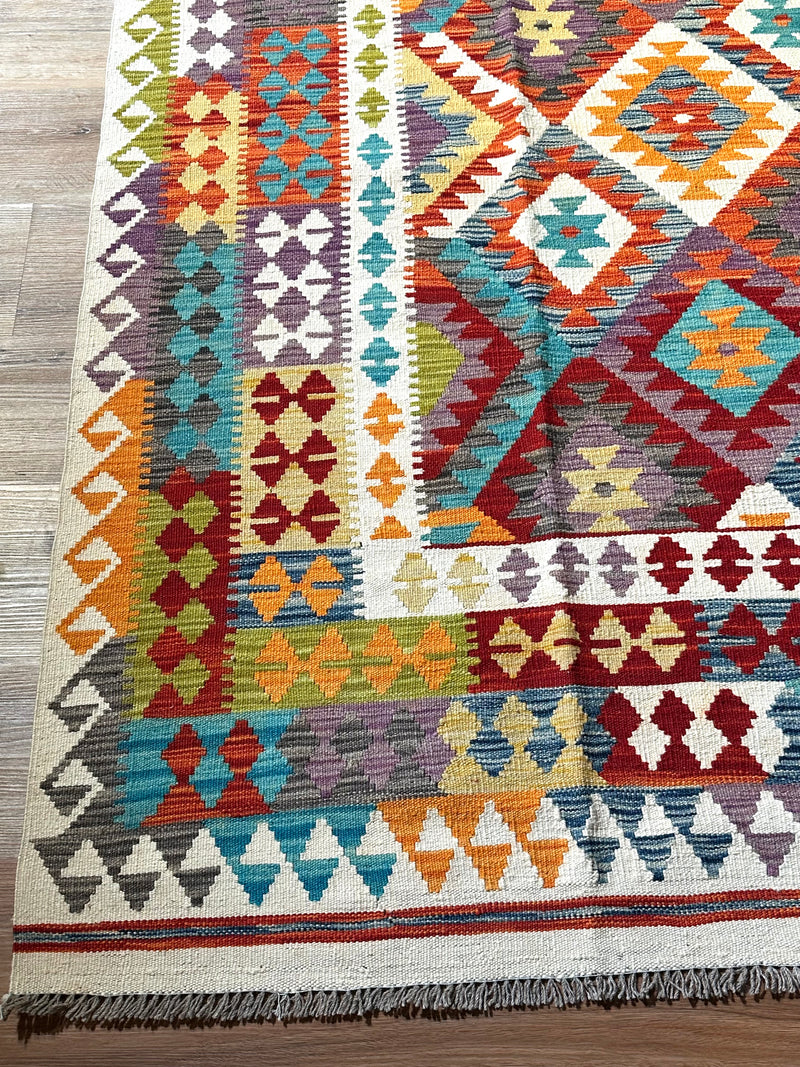 Kilim Chobi Handmade Multi Wool Rug (STK550-2115) 339X255CM