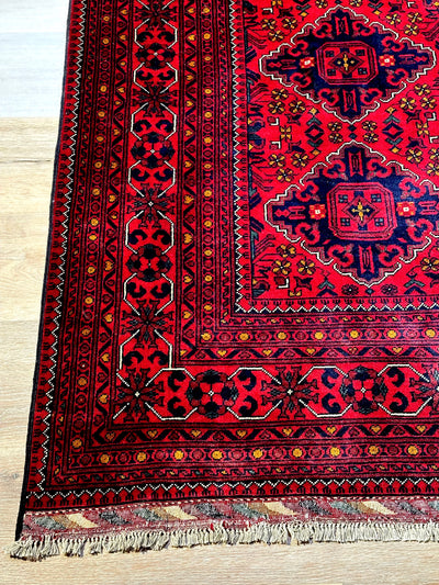 Kamyab Afghan Fine Tribal Wool Rug (550-2025) 294X197CM