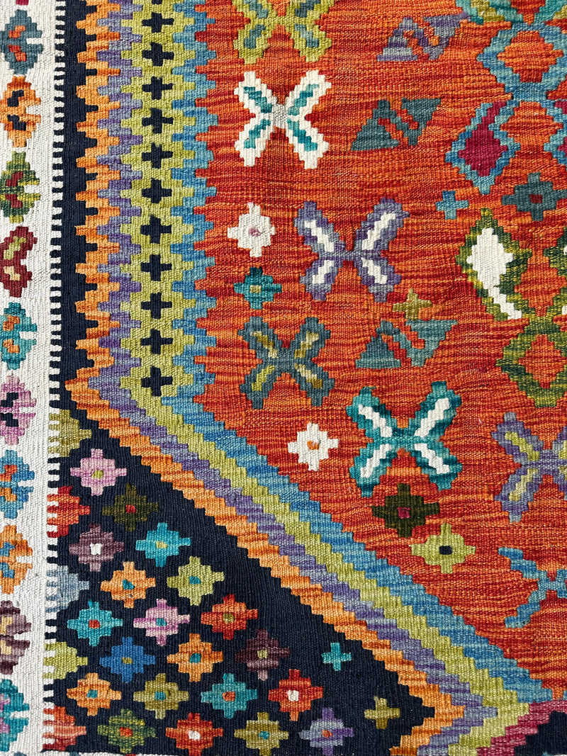Kilim Chobi Handmade Multi Wool Rug (STK550-2079) 175X130CM