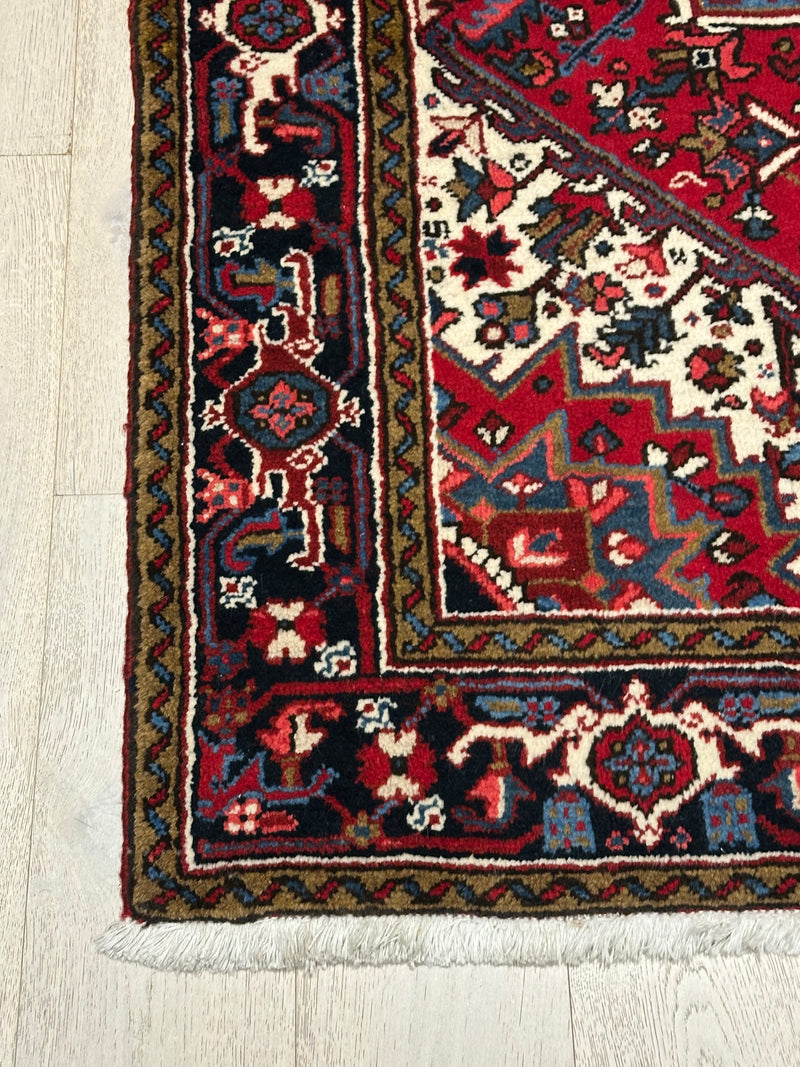 Heriz Fine Tribal Bold Geometric Wool Rug (STK310-4) 194X150CM