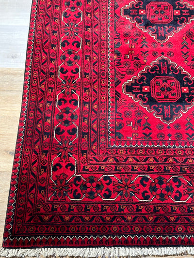 Kamyab Afghan Fine Tribal Wool Rug (550-2024) 280X196CM