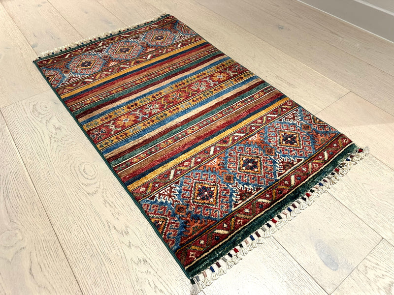 Kazak Khorjin Handmade Vegi Dye Rug (SKT550-1972) 97X60CM