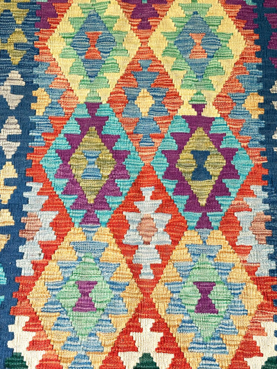 Kilim Chobi Handmade Multi Wool Rug (STK550-2071) 148X100CM