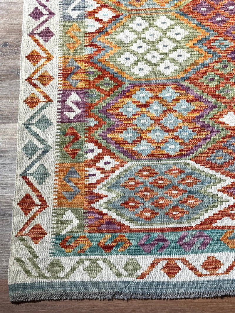 Kilim Chobi Handmade Multi Wool Rug (STK550-2099) 305X214CM