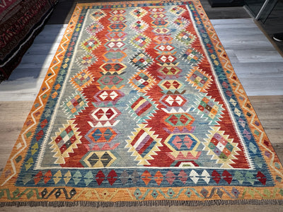 Kilim Chobi Handmade Multi Wool Rug (STK550-2056) 285X201CM