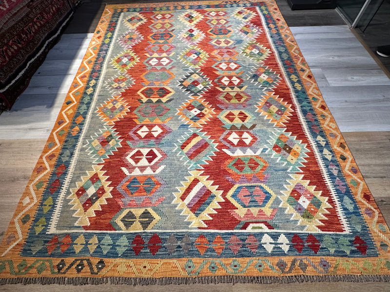 Kilim Chobi Handmade Multi Wool Rug (STK550-2056) 285X201CM