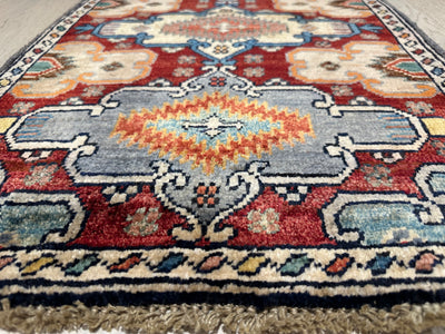 Chobi Handmade Vegi Dye Wool Rug (550-1966) 90x62cm