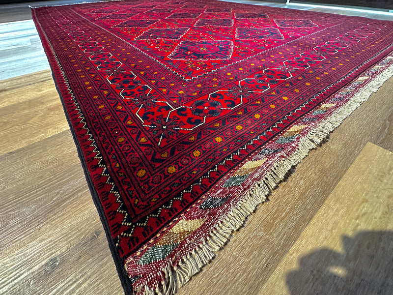 Kamyab Afghan Fine Tribal Wool Rug (550-2025) 294X197CM, Rugs Online Rugs Sydney Australia, www.rugsonlinerugs.com.au