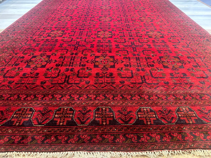 Khal Mohommadi Afghan Fine Tribal Rug (550-2063) 294X196CM