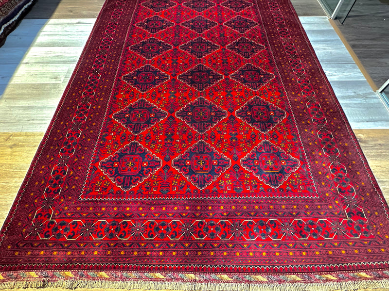 Kamyab Afghan Fine Tribal Wool Rug (550-2025) 294X197CM