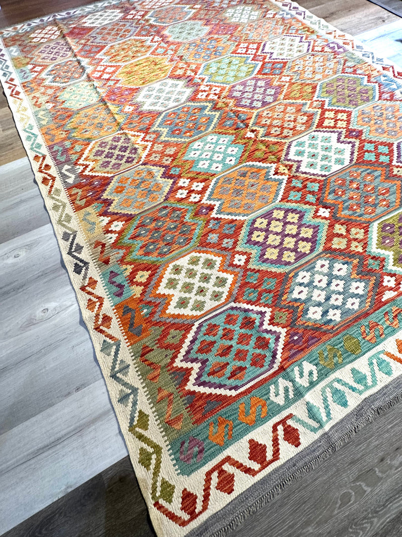 Kilim Chobi Handmade Multi Wool Rug (STK550-2099) 305X214CM
