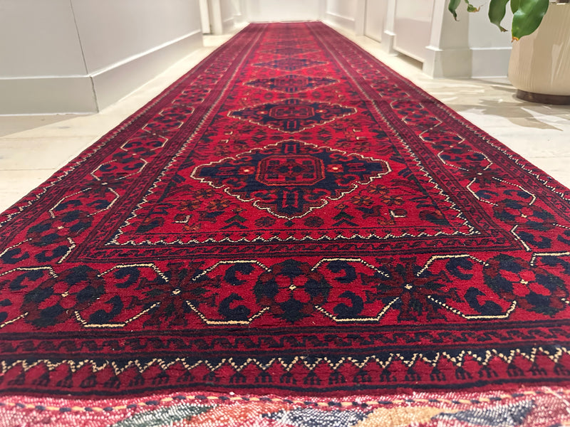 Kamyab Afghan Fine Handmade Tribal Wool Runner Rug (550-2090) 505X81cm
