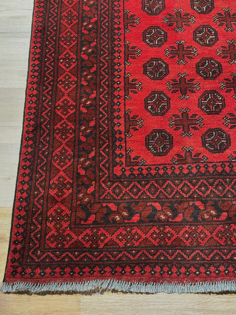 Bokhara Afghan Akhche Tribal Rug (STK550-2119) 239X170CM